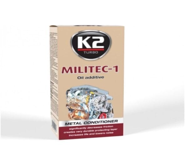 K2 Militec-1 õlilisand / metallipalsam, 250 ml hind ja info | Kütuse- ja õlilisandid | kaup24.ee