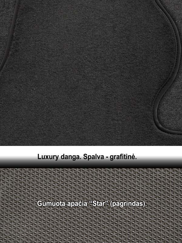 ARS FIAT DOBLO 2006-2009 (Panorama) /14 Luxury hind ja info | Tekstiilmatid | kaup24.ee