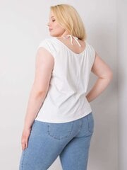Naiste puuvillane pluus, valge hind ja info | Naiste pluusid, särgid | kaup24.ee