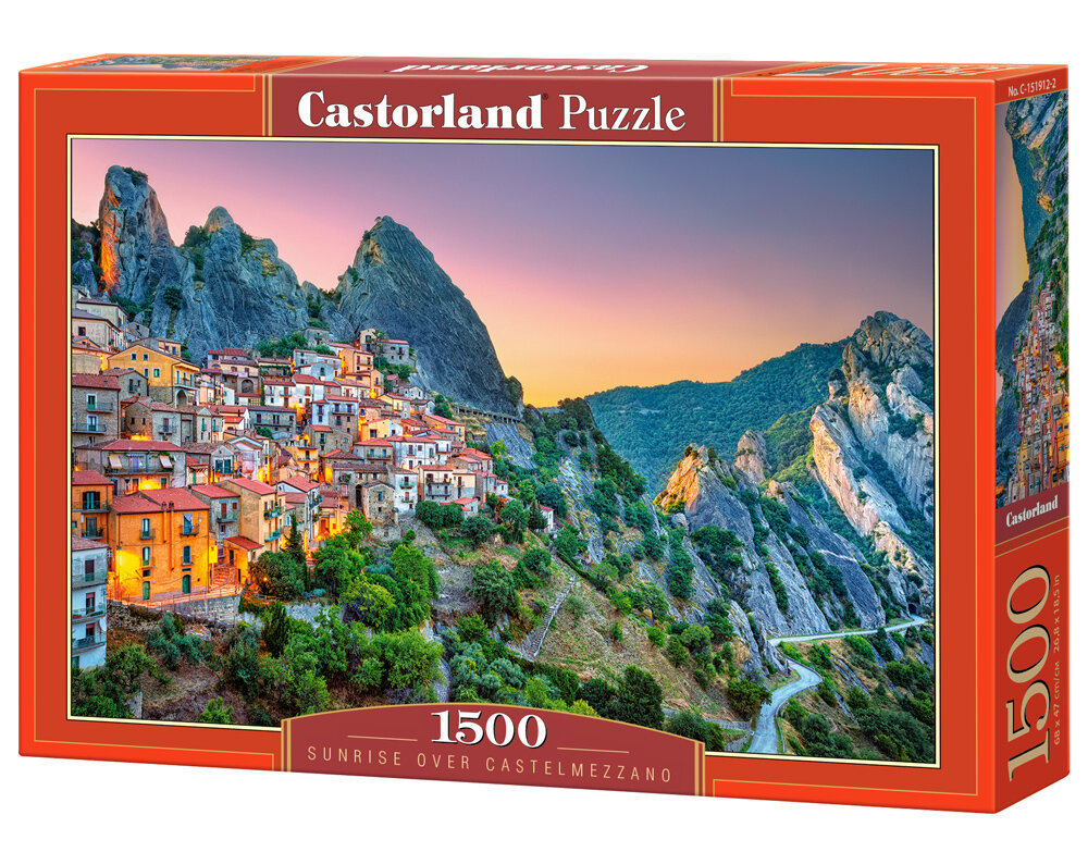 Pusle Castorland Puzzle Sunrise over Castelmezzano, 1500-osaline hind ja info | Pusled | kaup24.ee