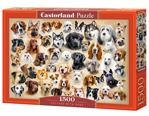 Pusle Castorland Puzzle Collage with Dogs, 1500-osaline hind ja info | Pusled | kaup24.ee