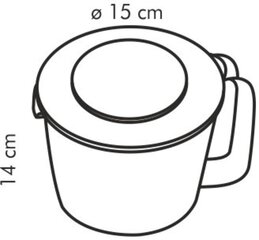 Мерный стакан Tescoma Delícia, 1.5 л цена и информация | Столовые и кухонные приборы | kaup24.ee
