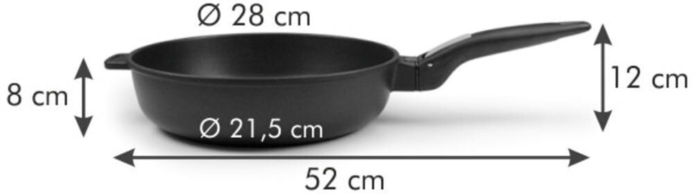 Tescoma SmartClick grillpann, ø28 cm hind ja info | Pannid | kaup24.ee