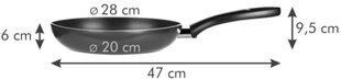 Сковорода Tescoma Presto, 28 см цена и информация | Cковородки | kaup24.ee
