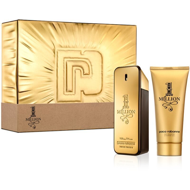 Kinkekomplekt Paco Rabanne 1 Million meestele: tualettvesi EDT, 100 ml + dušigeel, 100 ml цена и информация | Meeste parfüümid | kaup24.ee