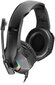 Omega kõrvaklapid + mikrofon Varr VH8050, must hind ja info | Kõrvaklapid | kaup24.ee