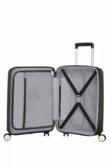 American Tourister средний чемодан Soundbox Spinner Expandable 67см, черный цена и информация | Чемоданы, дорожные сумки | kaup24.ee
