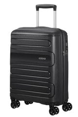 American Tourister käsipagas Sunside Spinner 55, must hind ja info | Kohvrid, reisikotid | kaup24.ee