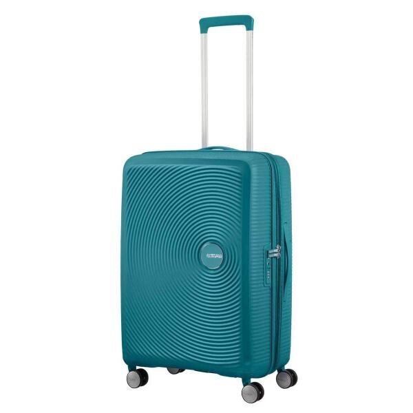 American Tourister käsipagas Soundbox Spinner Expandable 55cm, roheline hind ja info | Kohvrid, reisikotid | kaup24.ee