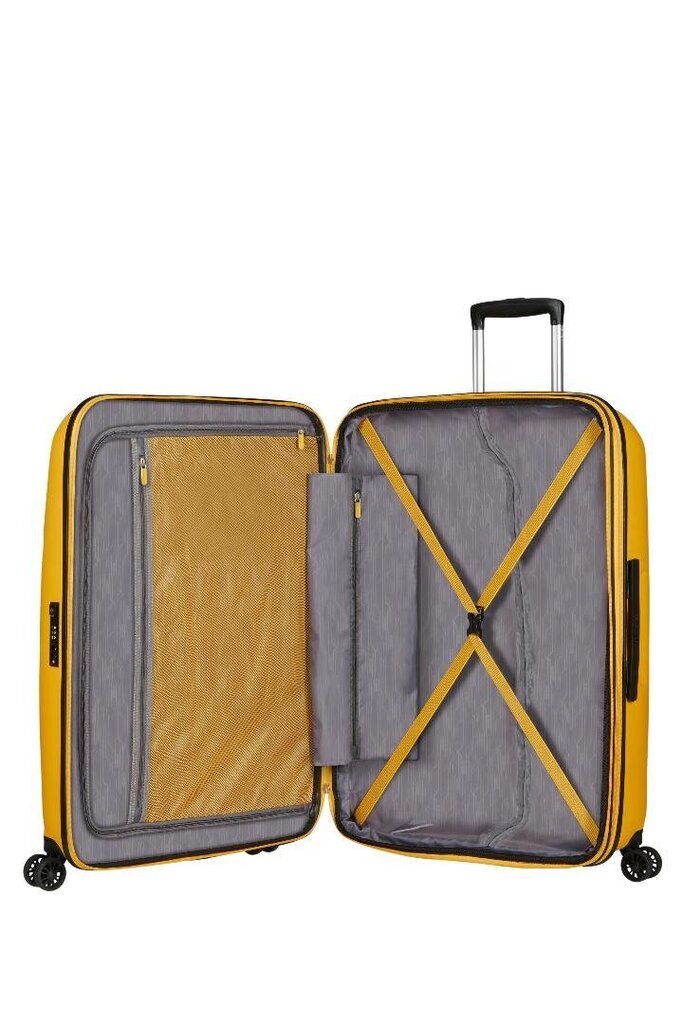 American Tourister suur reisikohver Bon Air DLX Spinner Expandable 75cm, kollane hind ja info | Kohvrid, reisikotid | kaup24.ee