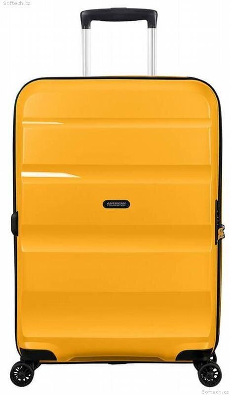 American Tourister keskmine reisikohver Bon Air DLX Spinner Expandable 66cm, kollane цена и информация | Kohvrid, reisikotid | kaup24.ee