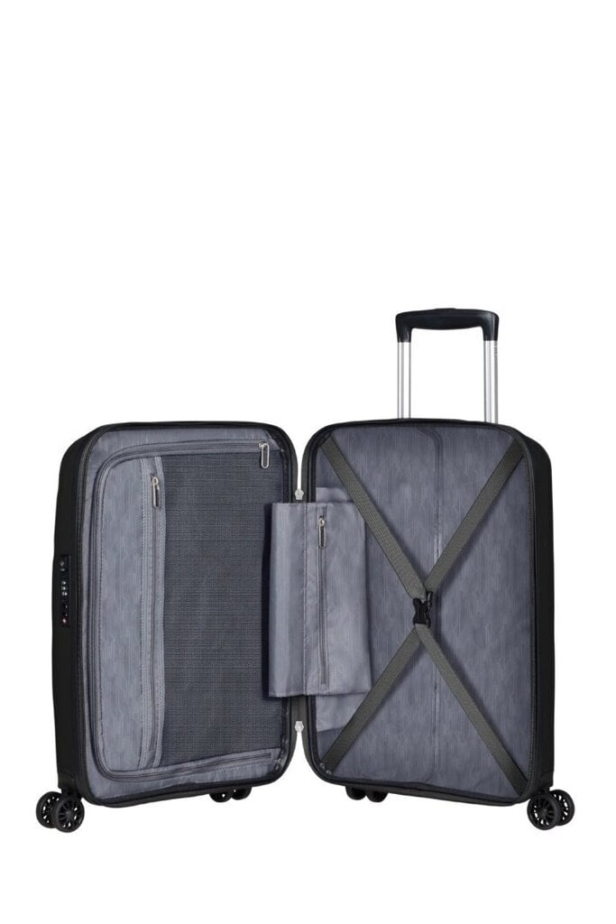 American Tourister käsipagas Bon Air DLX Spinner Expandable 55cm, must цена и информация | Kohvrid, reisikotid | kaup24.ee