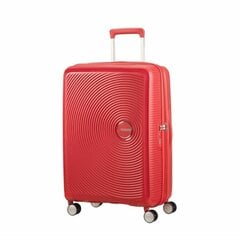 Средний чемодан American Tourister Soundbox Spinner Expandable 67 см, красный цена и информация | Чемоданы, дорожные сумки  | kaup24.ee