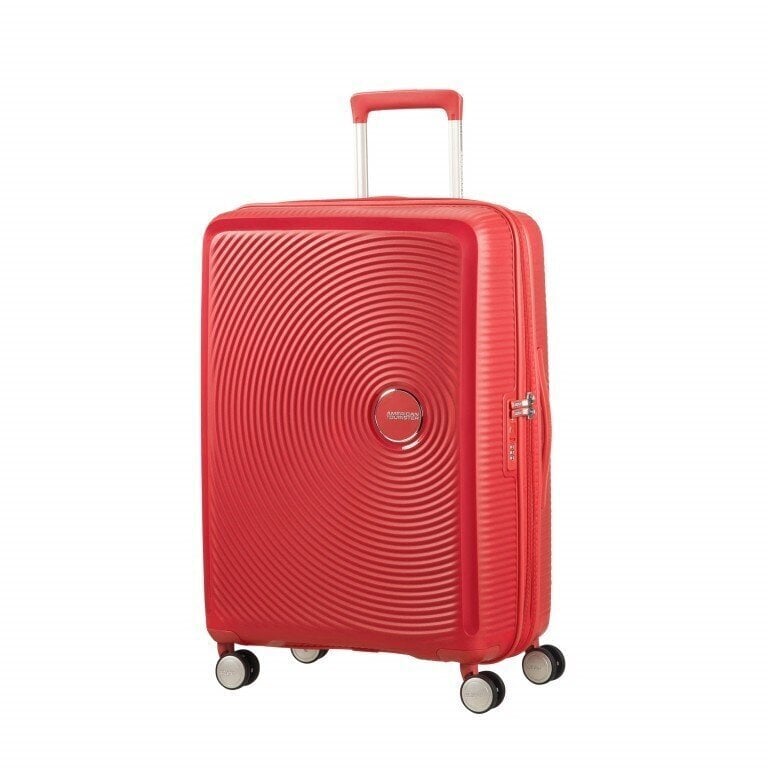 American Tourister keskmine reisikohver Soundbox Spinner Expandable 67cm, punane hind ja info | Kohvrid, reisikotid | kaup24.ee