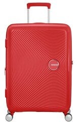 American Tourister keskmine reisikohver Soundbox Spinner Expandable 67cm, punane цена и информация | Чемоданы, дорожные сумки | kaup24.ee