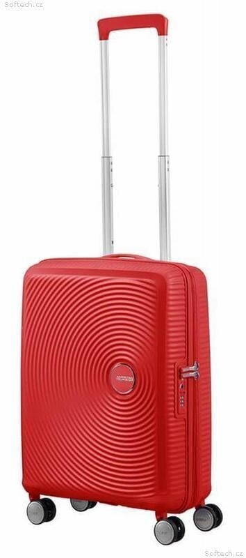 American Tourister käsipagas Soundbox Spinner Expandable 55cm, punane hind ja info | Kohvrid, reisikotid | kaup24.ee