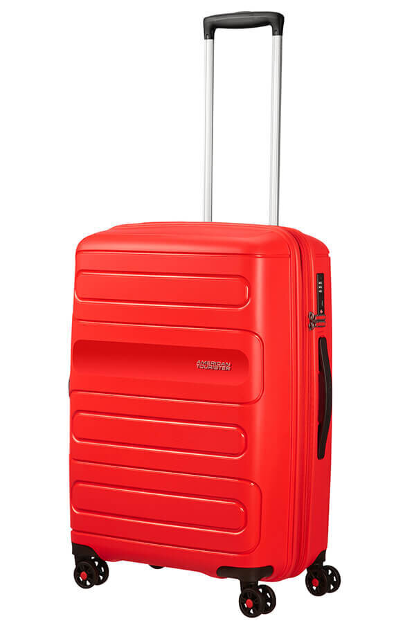 American Tourister keskmine reisikohver Sunside Spinner 68 Exp, punane hind ja info | Kohvrid, reisikotid | kaup24.ee