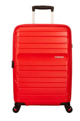 American Tourister средний чемодан Sunside Spinner 68 Exp, красный цена и информация | Чемоданы, дорожные сумки | kaup24.ee
