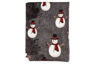 Winteria pleed Snowman, 130 x 170 cm цена и информация | Покрывала, пледы | kaup24.ee