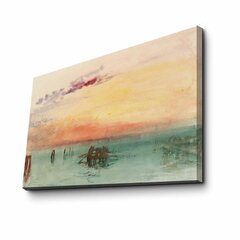 Reproduktsioon The Lagoon near Venice, at Sunset (William Turner) hind ja info | Seinapildid | kaup24.ee