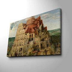 Reproduktsioon La Torre di Babele (Pieter Bruegel) hind ja info | Seinapildid | kaup24.ee