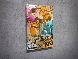Репродукция Нью-Йорк цена и информация | Настенные деревянные декорации | kaup24.ee