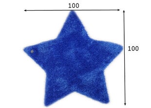 Tom Tailor narmasvaip Soft Uni Star, sinine, 100 x 100 cm hind ja info | Vaibad | kaup24.ee