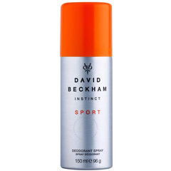 David Beckham Instinct Sport deodorant meestele 150 ml цена и информация | Парфюмированная косметика для мужчин | kaup24.ee