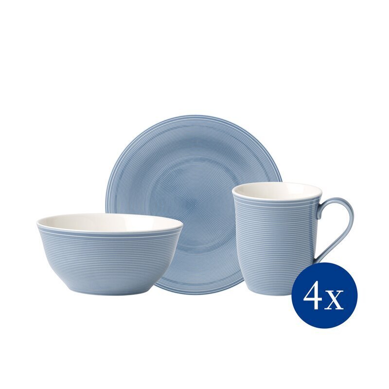 Like by Villeroy & Boch Hommikusöögi Color Loop Horizon 12 osa hind ja info | Lauanõud ja kööginõud | kaup24.ee