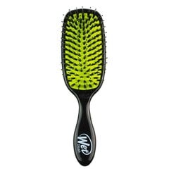 WETBRUSH Juuksehari naturaalsete harjastega must цена и информация | Расчески, щетки для волос, ножницы | kaup24.ee