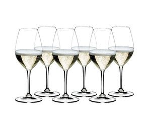 Riedel Vinum šampanja/veini klaas, 6tk цена и информация | Стаканы, фужеры, кувшины | kaup24.ee