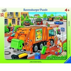 Большой пазл Ravensburger 35 деталей Мусоровоз цена и информация | Пазлы | kaup24.ee