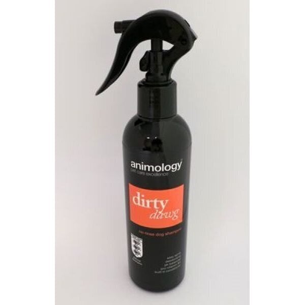 Animology kuivshampoon Dirty Dawg 250ml hind ja info | Hooldusvahendid loomadele | kaup24.ee