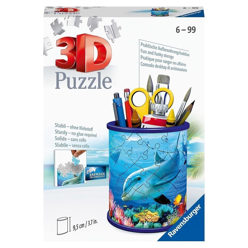 Ravensburger 3D pusle pliiatsitops Veealune maailm цена и информация | Pusled | kaup24.ee