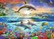 Ravensburger pusle 300 tk. Delfiinide paradiis hind ja info | Pusled | kaup24.ee