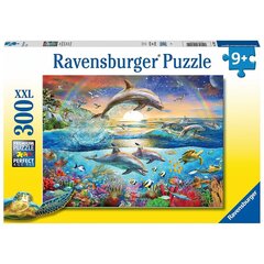 Ravensburger пазл 300 шт Рай дельфинов цена и информация | Пазлы | kaup24.ee