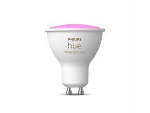 Умная лампа Philips Hue White and Color Ambiance Bluetooth (GU10) цена и информация | Лампочки | kaup24.ee