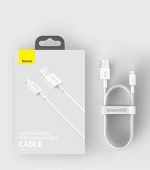Baseus USB - Lightning, 1 m hind ja info | Mobiiltelefonide kaablid | kaup24.ee
