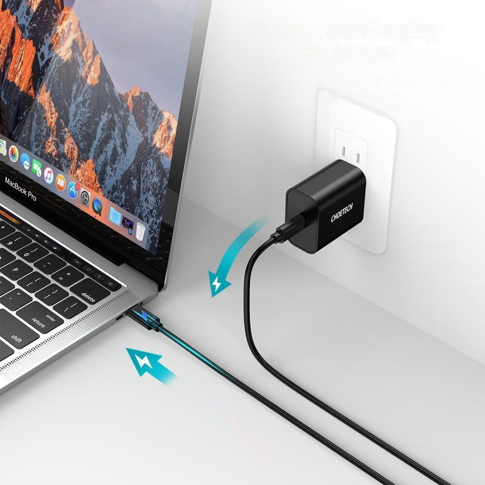 Choetech USB Type C - USB Type C, 3 m цена и информация | Mobiiltelefonide kaablid | kaup24.ee