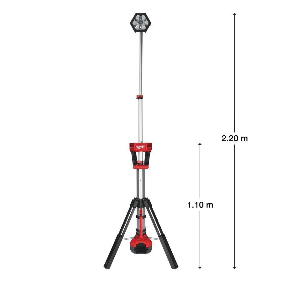 Akulamp statiiviga Milwaukee M18 SAL-0 цена и информация | Taskulambid, prožektorid | kaup24.ee