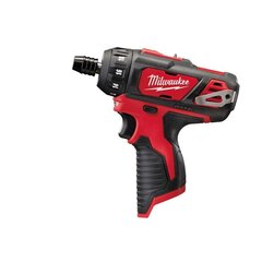 Аккумуляторный шуруповерт MILWAUKEE M12 BD-0 цена и информация | Шуруповерты, дрели | kaup24.ee