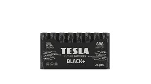 <p>Батарейка Tesla AAA Black + R03, 24 шт.</p>
 цена и информация | Батареи | kaup24.ee