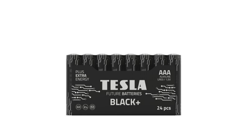 Battery Tesla AAA Black+ R03 24 psc цена и информация | Patareid | kaup24.ee