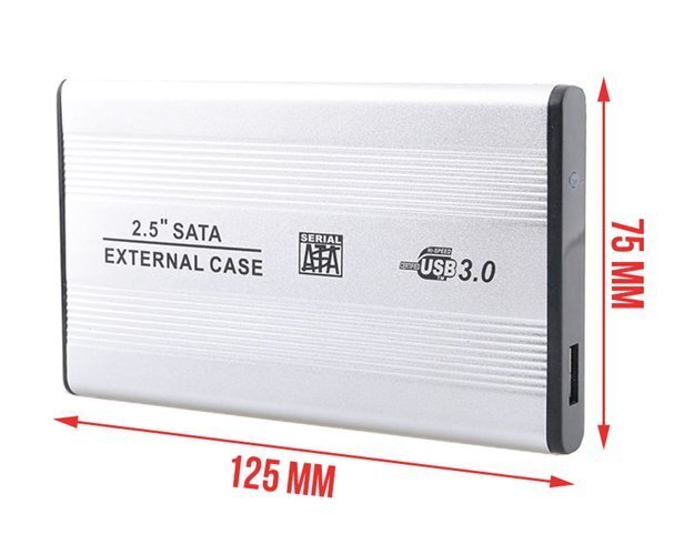 Kõvaketta korpus 2,5 "USB 3.0 SATA цена и информация | Väliste kõvaketaste ümbrised | kaup24.ee