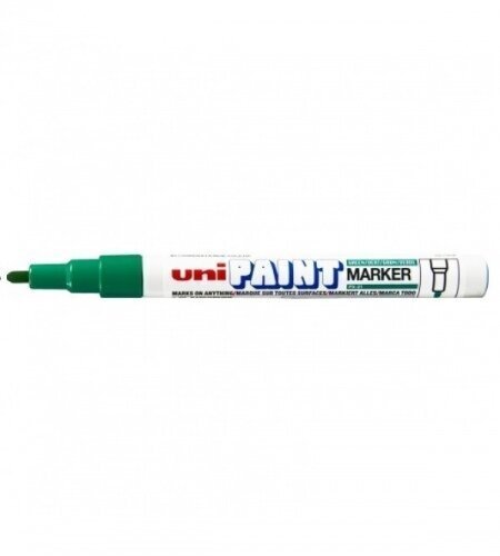 Õlimarker Uni PX-20, 2.2-2.8 mm, ümara otsaga, roheline цена и информация | Kirjutusvahendid | kaup24.ee