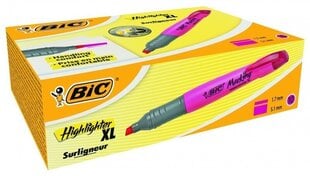 Textmarker BIC, 1.7-5.1 mm, Chisel tip, pink 1212-011 1 tk hind ja info | Kirjutusvahendid | kaup24.ee