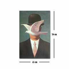 Reproduktsioon Man in a bowler hat (Rene Magritte) цена и информация | Картины, живопись | kaup24.ee