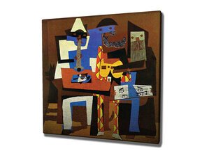 Reproduktsioon Kolm muusikut (Pablo Picasso) hind ja info | Seinapildid | kaup24.ee