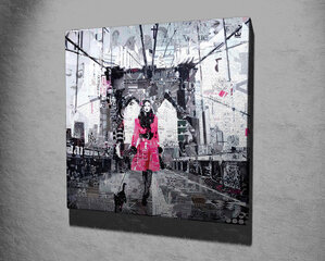 Репродукция Женщина с кошкой на мосту цена и информация | Репродукции, картины | kaup24.ee