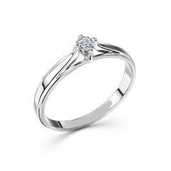 Kuldsõrmus ja teemant 09VLR50001 hind ja info | Sõrmused | kaup24.ee